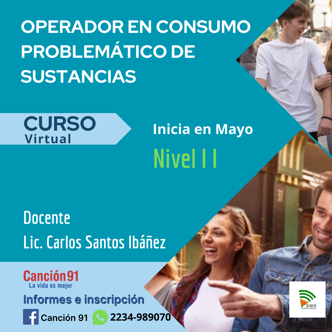  Operador en consumo problemáticos de sustancias NIVEL 2